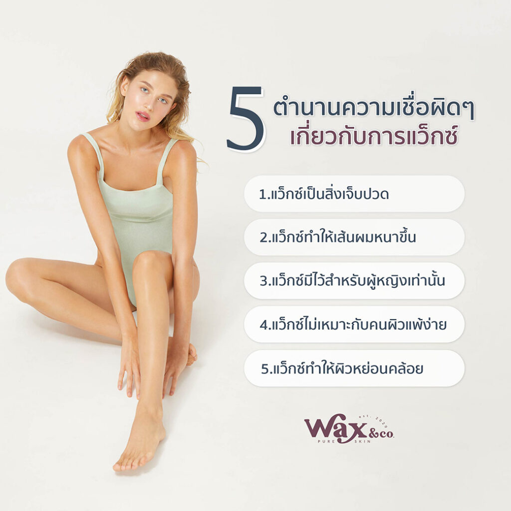 5 ตำนานความเชื่อผิดๆ Wax & Co Pure Skin - Bikini Wax บราซิลเลี่ยนแว็กซ์ ฮอลลีวูดแว็กซ์ ร้านแว็กซ์สไตล์สปา